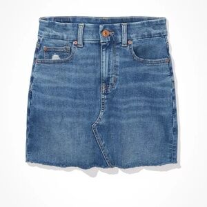 AE Ne(x)t Level Stretch Curvy Denim Mini Skirt
